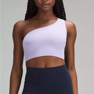 Lululemon align asymmetrical sports bra in pink